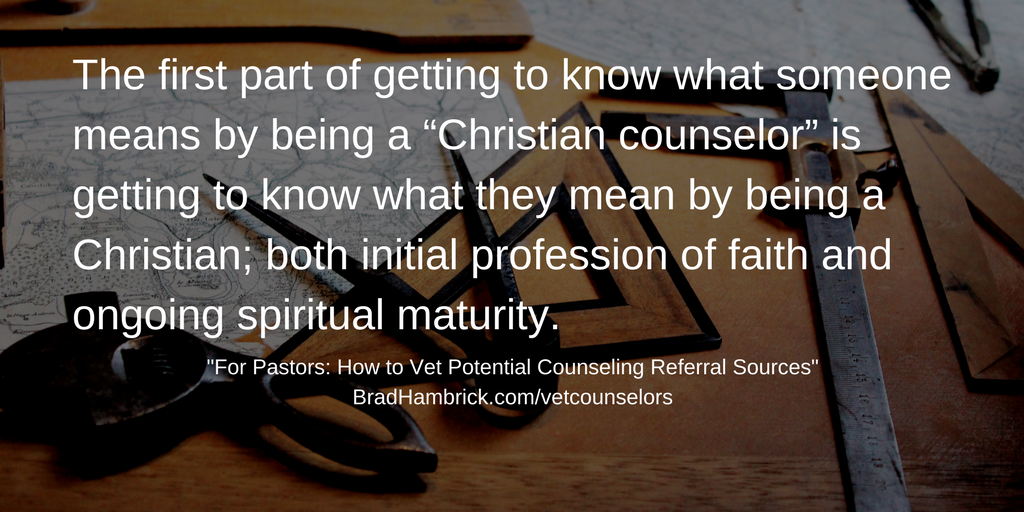 Should you pay your pastor for counseling?