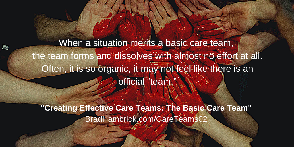 Creating Effective Care Teams: The Basic Care Team
