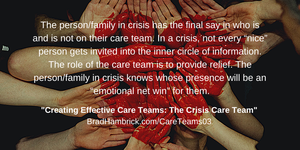 Creating Effective Care Teams: The Crisis Care Team