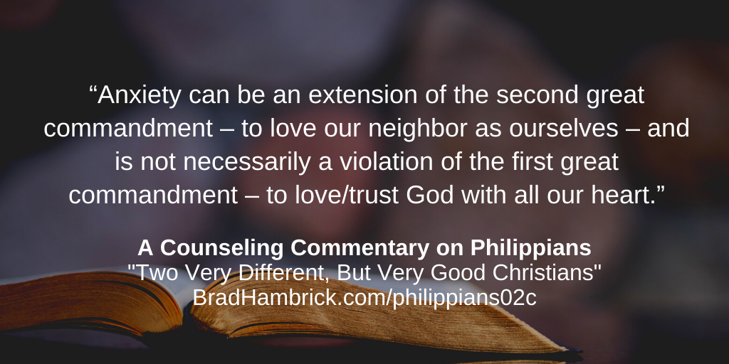 A Counseling Commentary on Philippians: Two Very Different, But Very Good Christians